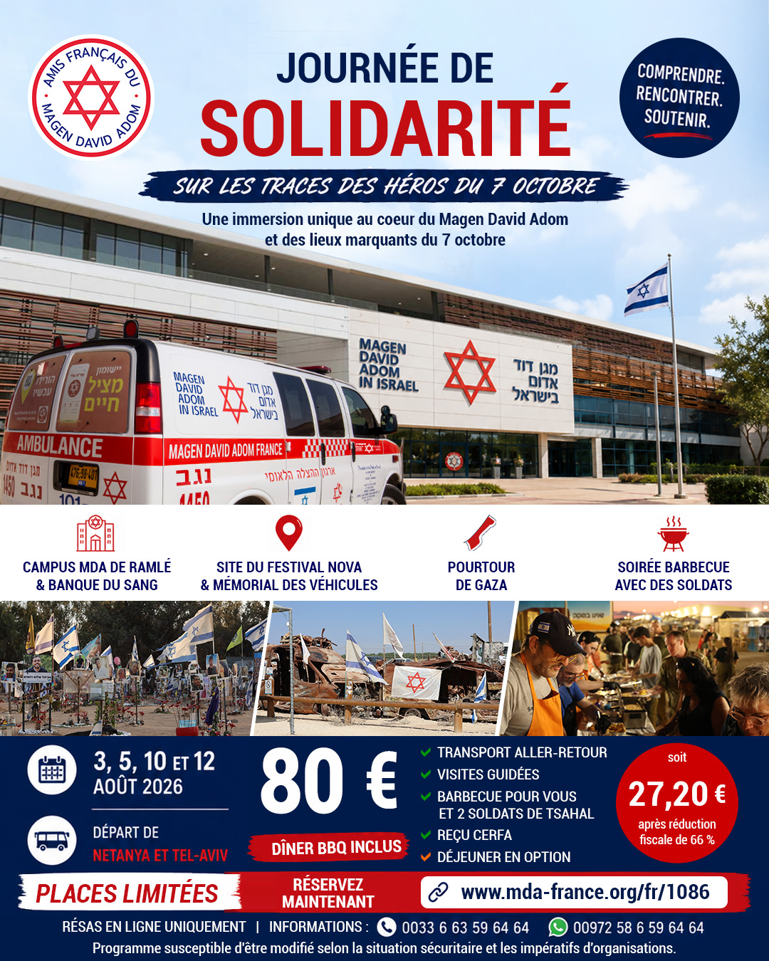 Affiche Journées de Solidarité MDA